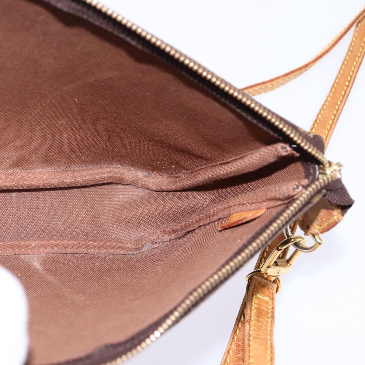 LOUIS VUITTON Monogram Pochette Accessoires Pouch M51980 LV Auth 142949