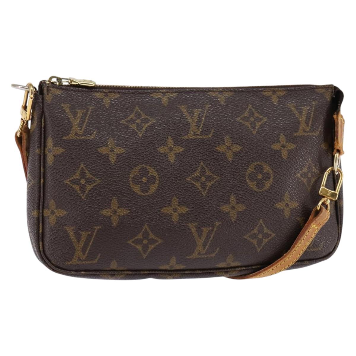 LOUIS VUITTON Monogram Pochette Accessoires Pouch M51980 LV Auth 142949