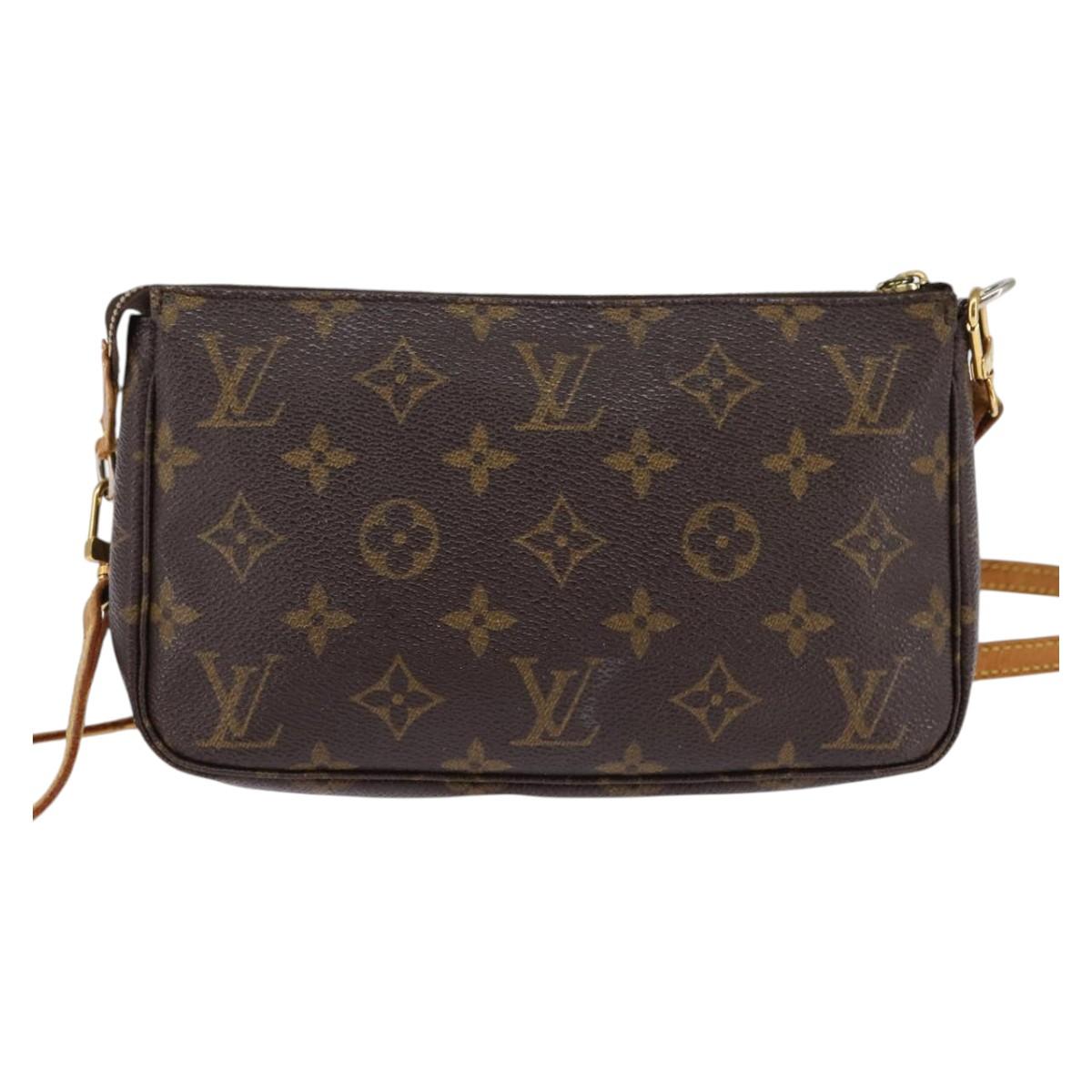LOUIS VUITTON Monogram Pochette Accessoires Pouch M51980 LV Auth 142949