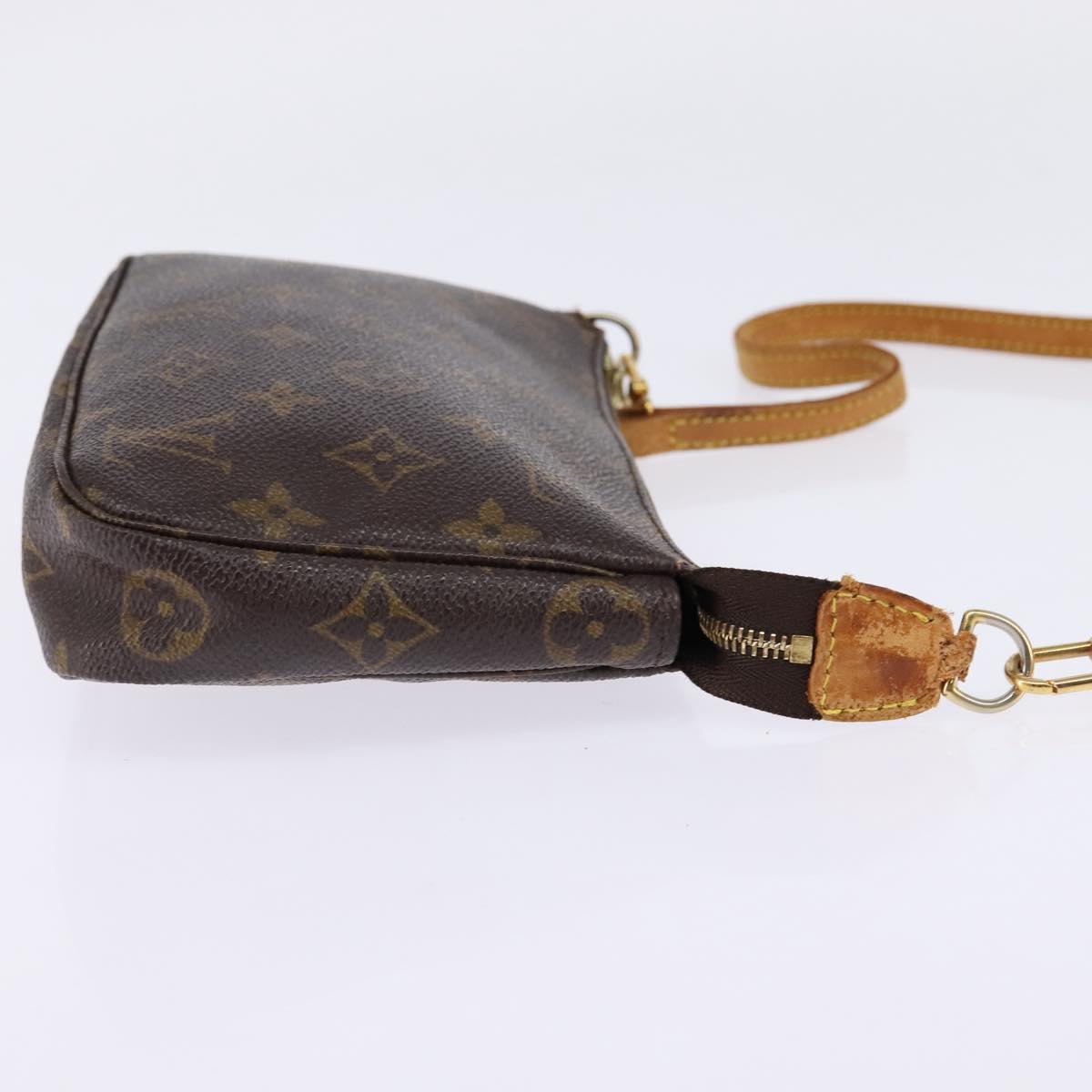 LOUIS VUITTON Monogram Pochette Accessoires Pouch M51980 LV Auth 142949