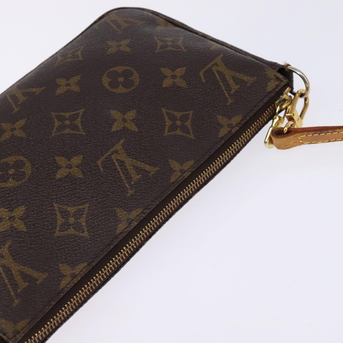 LOUIS VUITTON Monogram Pochette Accessoires Pouch M51980 LV Auth 142949