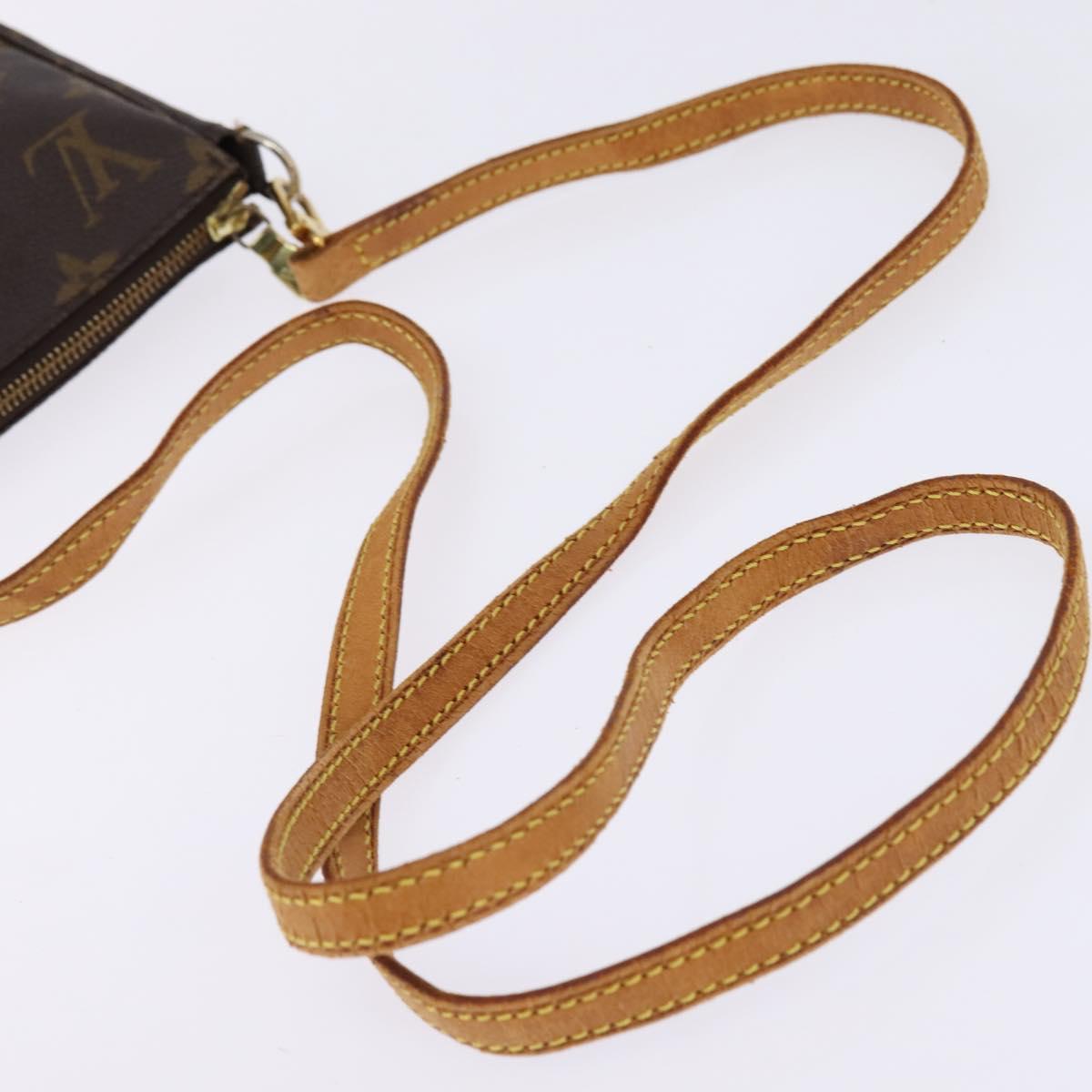 LOUIS VUITTON Monogram Pochette Accessoires Pouch M51980 LV Auth 142949