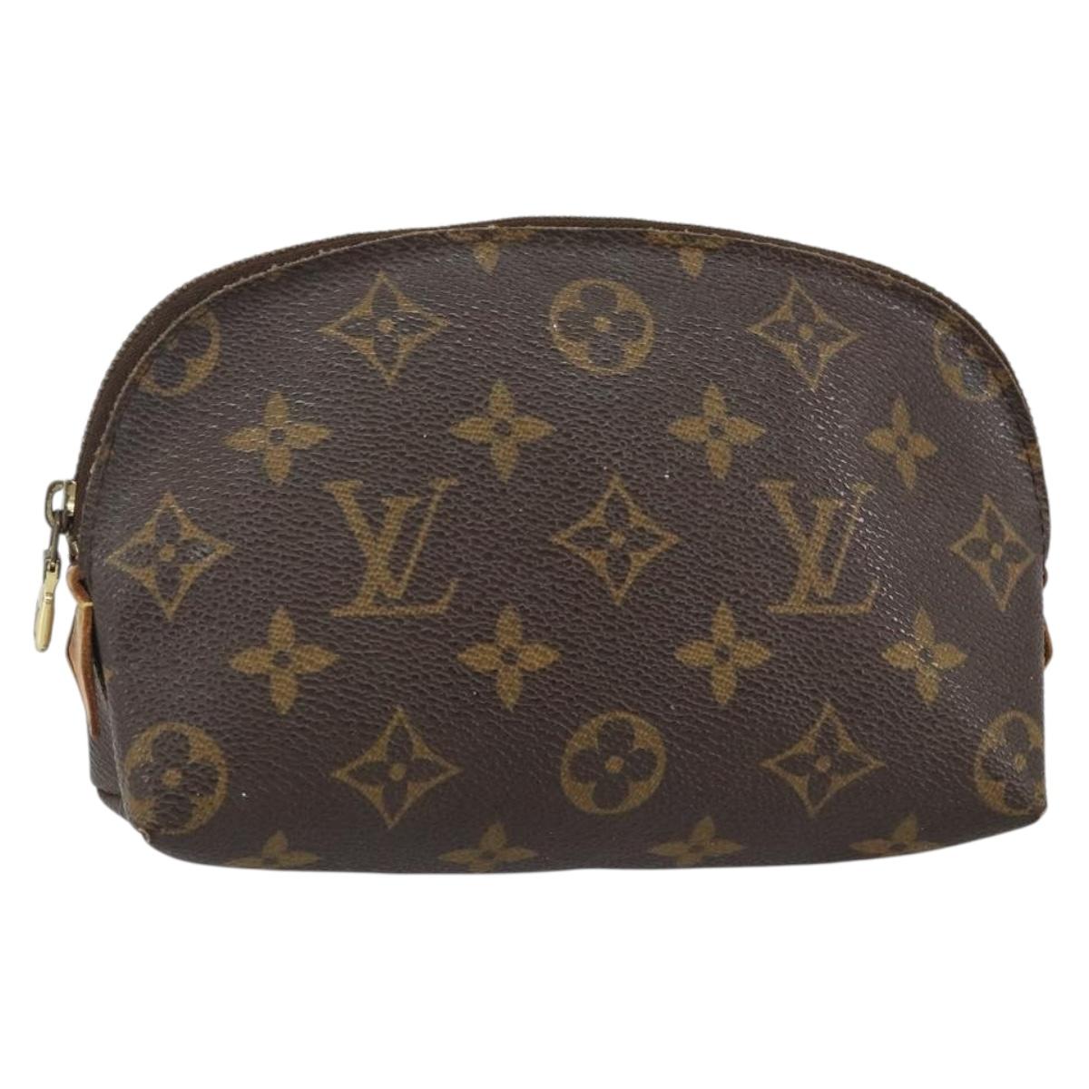 LOUIS VUITTON Monogram Pochette Cosmetic PM Pouch M43998 LV Auth 142951