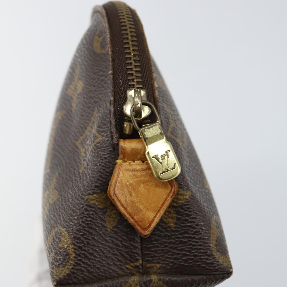LOUIS VUITTON Monogram Pochette Cosmetic PM Pouch M43998 LV Auth 142951