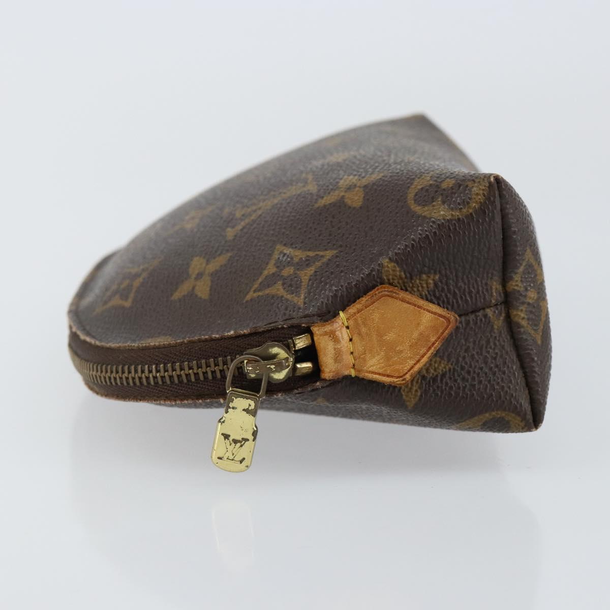 LOUIS VUITTON Monogram Pochette Cosmetic PM Pouch M43998 LV Auth 142951