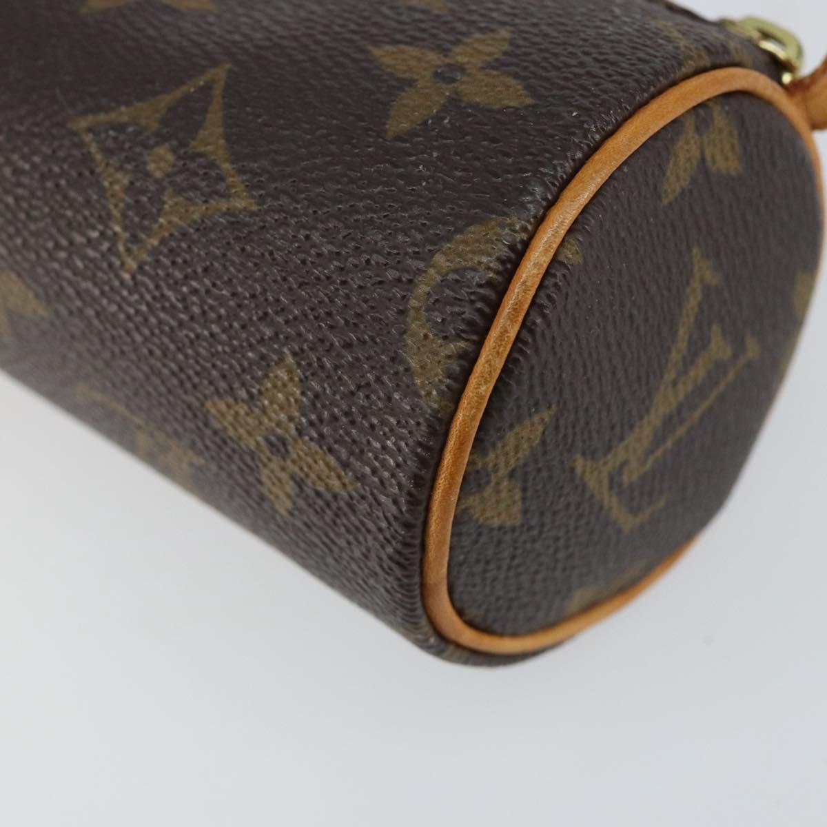 LOUIS VUITTON Monogram Papillon Pouch LV Auth 142952
