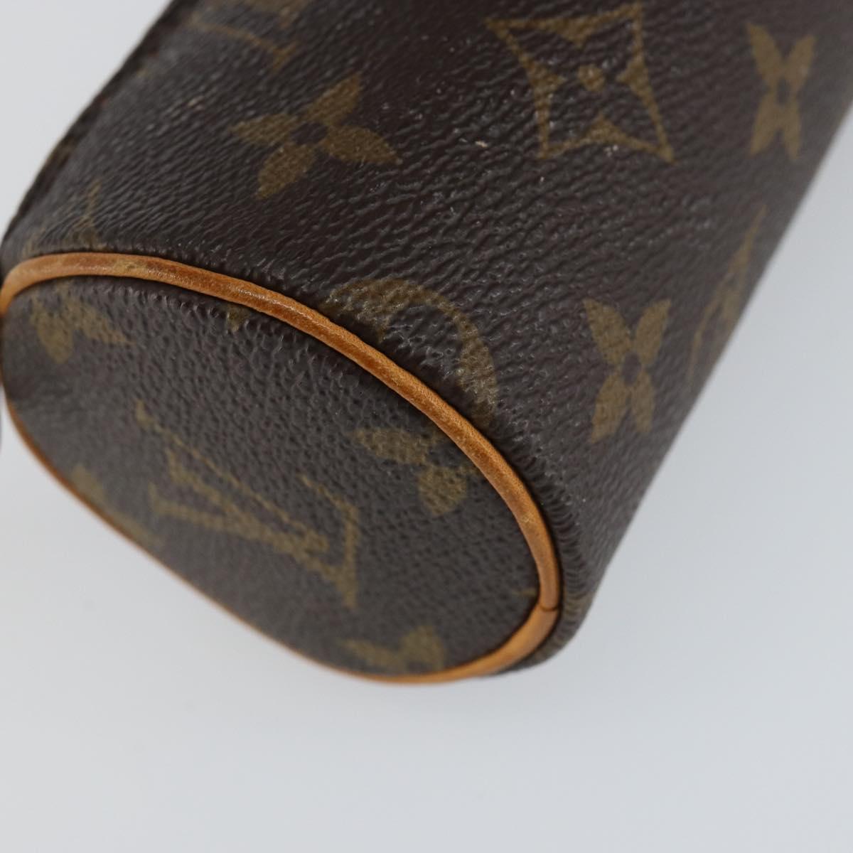 LOUIS VUITTON Monogram Papillon Pouch LV Auth 142952