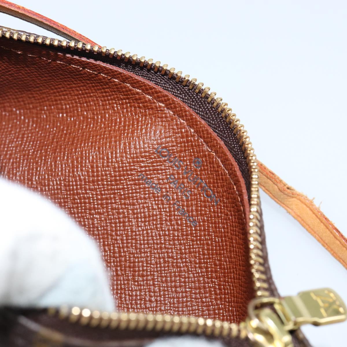 LOUIS VUITTON Monogram Papillon Pouch LV Auth 142952