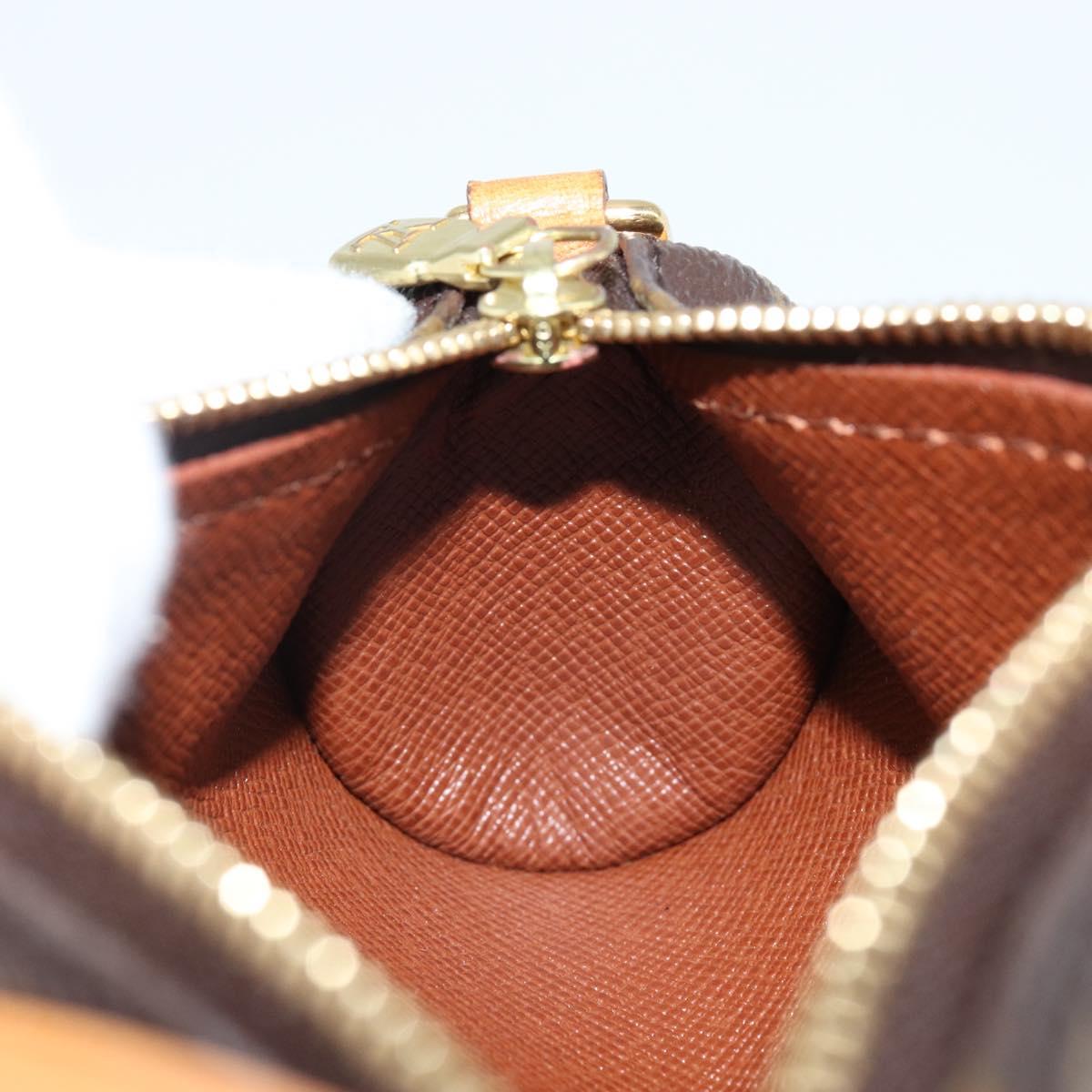 LOUIS VUITTON Monogram Papillon Pouch LV Auth 142952