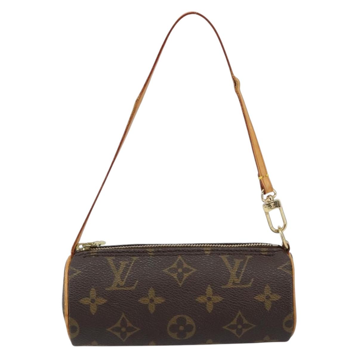 LOUIS VUITTON Monogram Papillon Pouch LV Auth 142952