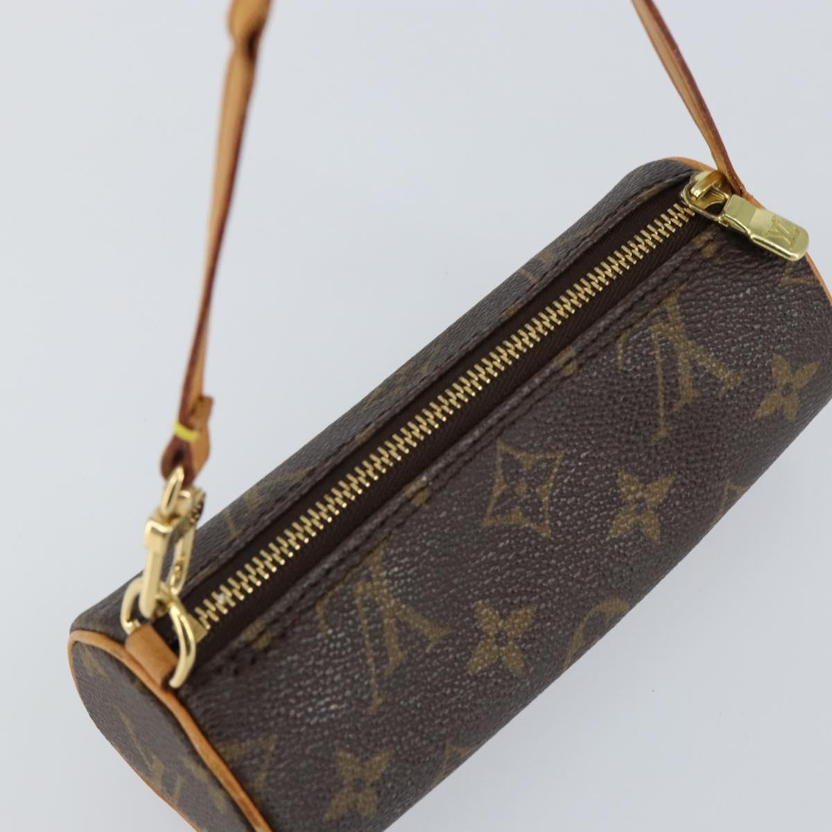 LOUIS VUITTON Monogram Papillon Pouch LV Auth 142952