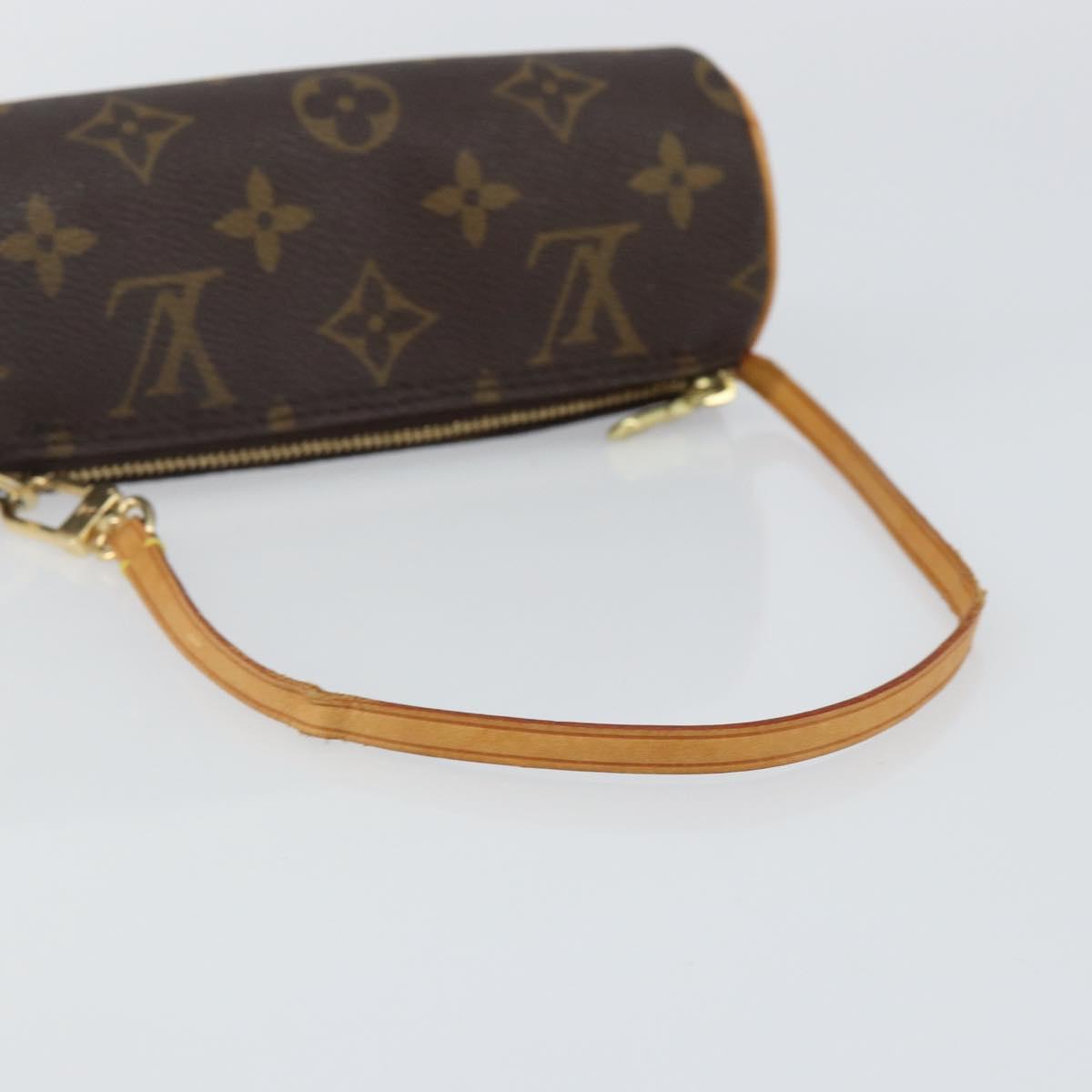 LOUIS VUITTON Monogram Papillon Pouch LV Auth 142952