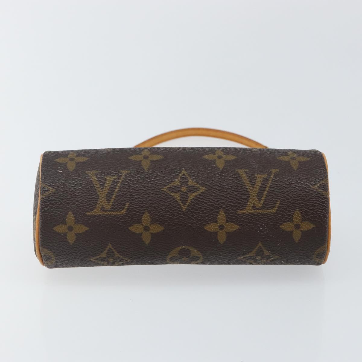 LOUIS VUITTON Monogram Papillon Pouch LV Auth 142952