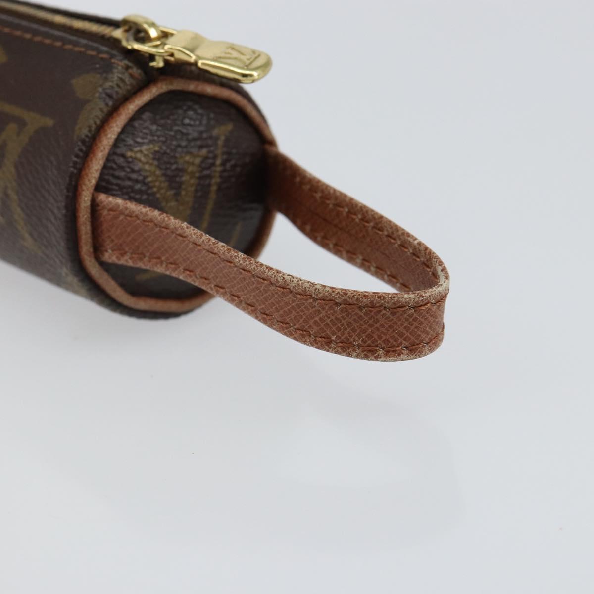 LOUIS VUITTON Monogram Etui 3 Ball de Golf Pouch M58249 LV Auth 142953