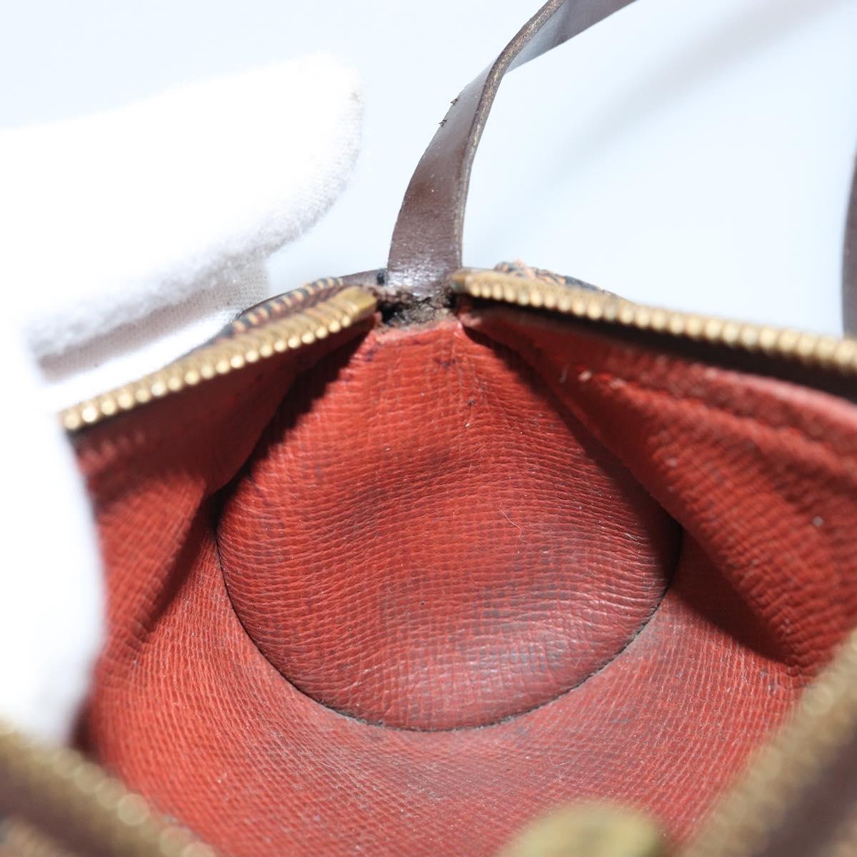 LOUIS VUITTON Damier Ebene Papillon Pouch LV Auth 142954