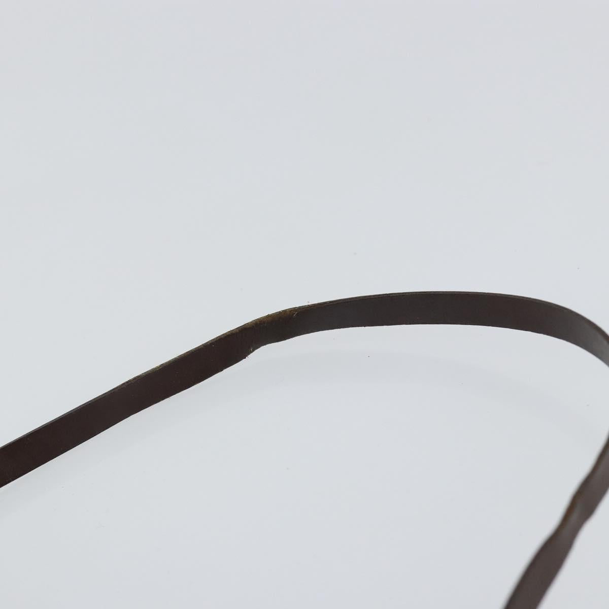 LOUIS VUITTON Damier Ebene Papillon Pouch LV Auth 142954