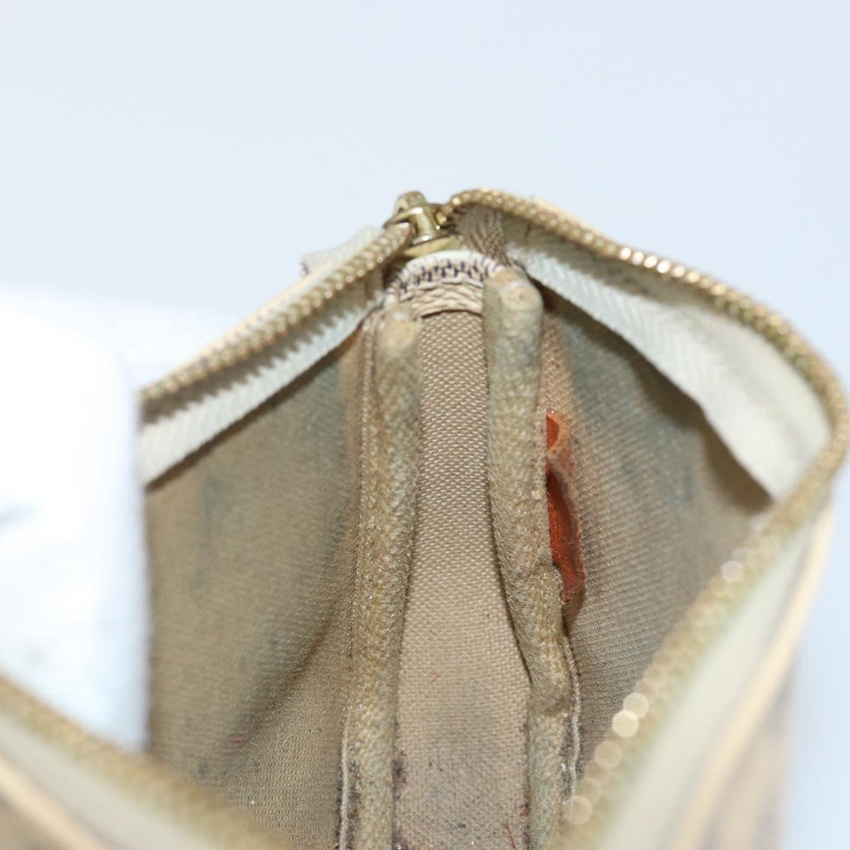 LOUIS VUITTON Damier Azur Illustre Mini Pochette Accessoires N41463 Auth 142956