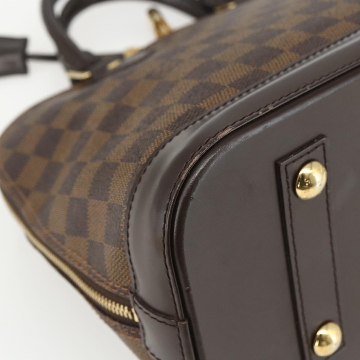 LOUIS VUITTON Damier Ebene Alma PM Hand Bag N53151 LV Auth 142969V