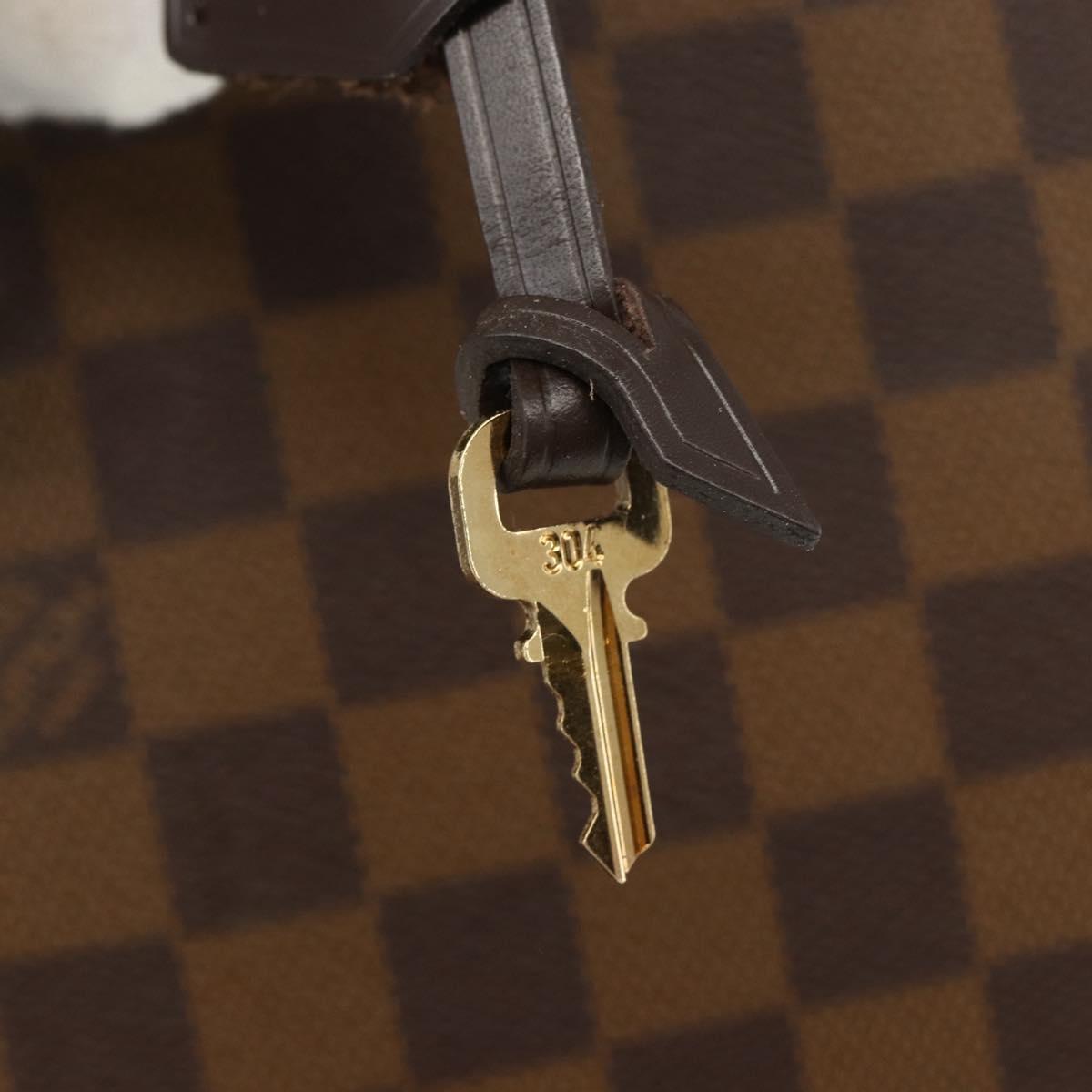 LOUIS VUITTON Damier Ebene Alma PM Hand Bag N53151 LV Auth 142969V