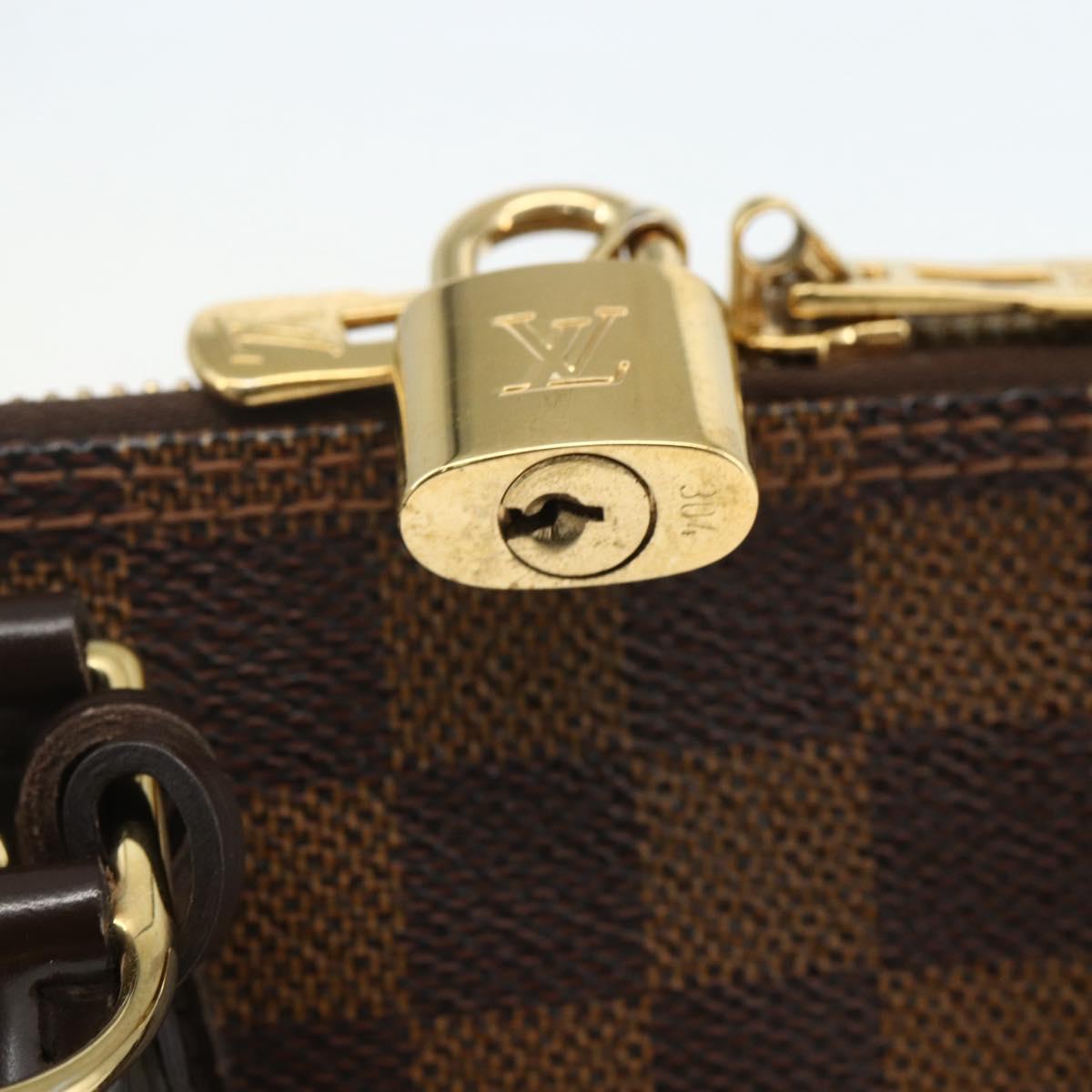 LOUIS VUITTON Damier Ebene Alma PM Hand Bag N53151 LV Auth 142969V