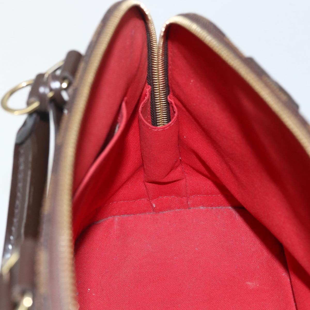 LOUIS VUITTON Damier Ebene Alma PM Hand Bag N53151 LV Auth 142969V