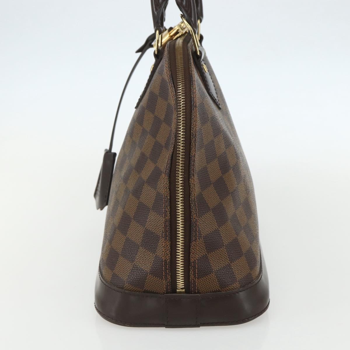 LOUIS VUITTON Damier Ebene Alma PM Hand Bag N53151 LV Auth 142969V