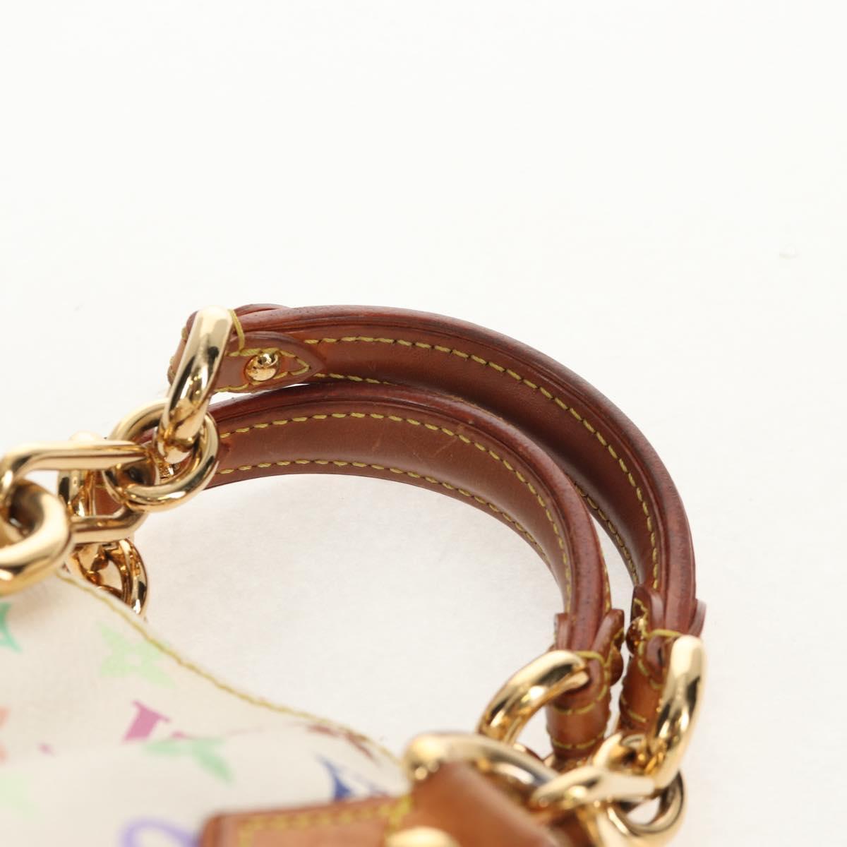 LOUIS VUITTON Monogram Multicolor Audra Hand Bag White M40047 LV Auth 142970