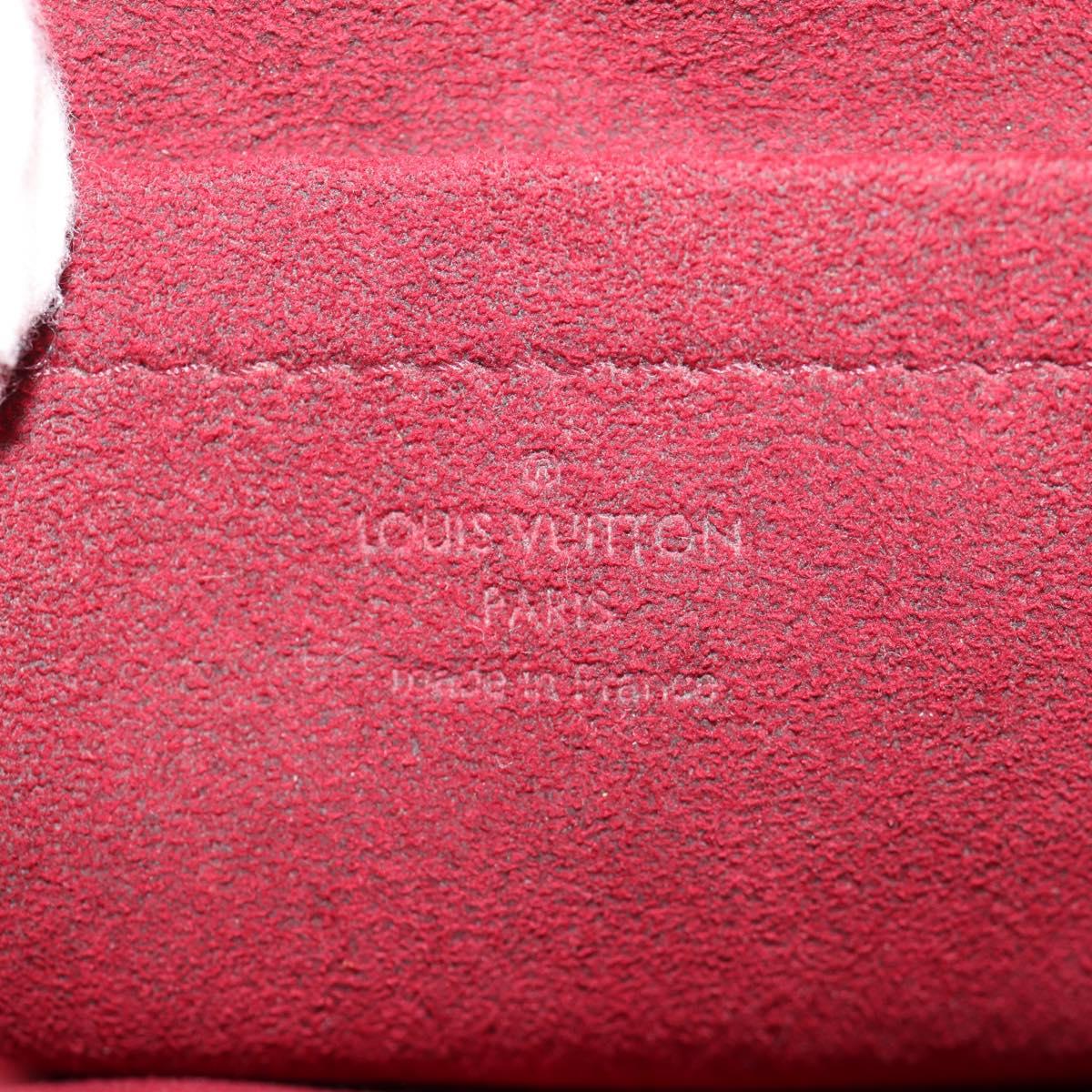 LOUIS VUITTON Monogram Multicolor Audra Hand Bag White M40047 LV Auth 142970