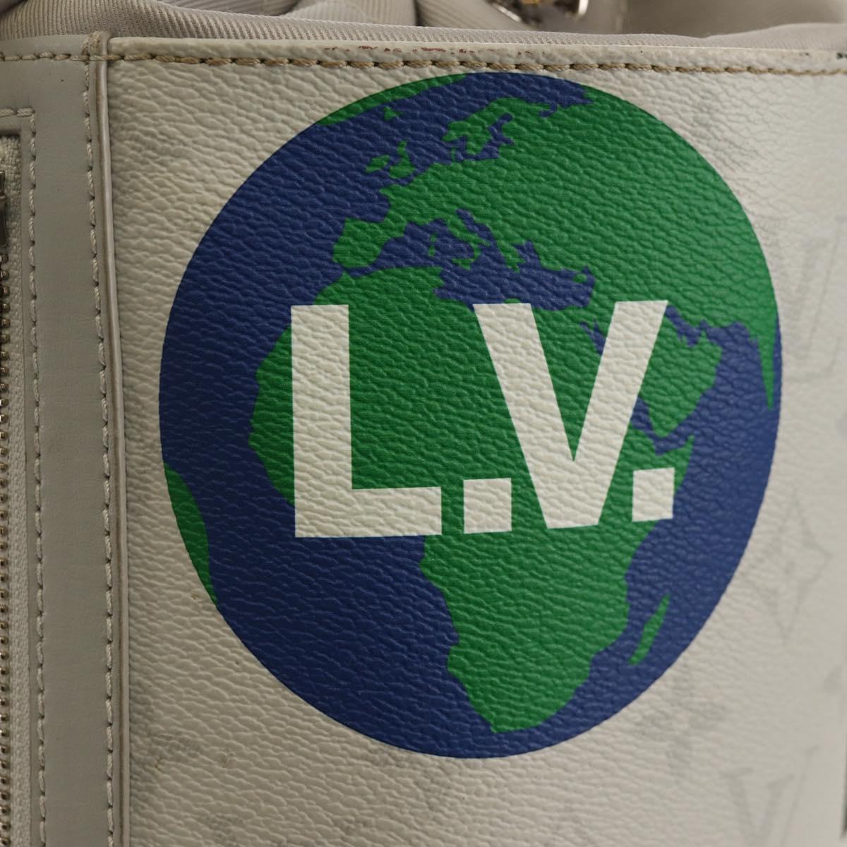 LOUIS VUITTON Monogram White Chalk Sling bag Bag Bron M44629 LV Auth 142973V