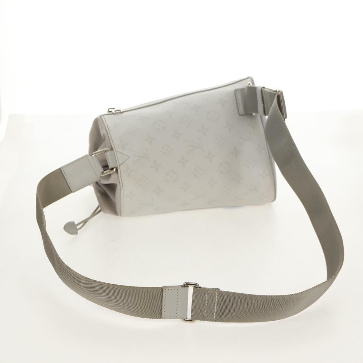 LOUIS VUITTON Monogram White Chalk Sling bag Bag Bron M44629 LV Auth 142973V