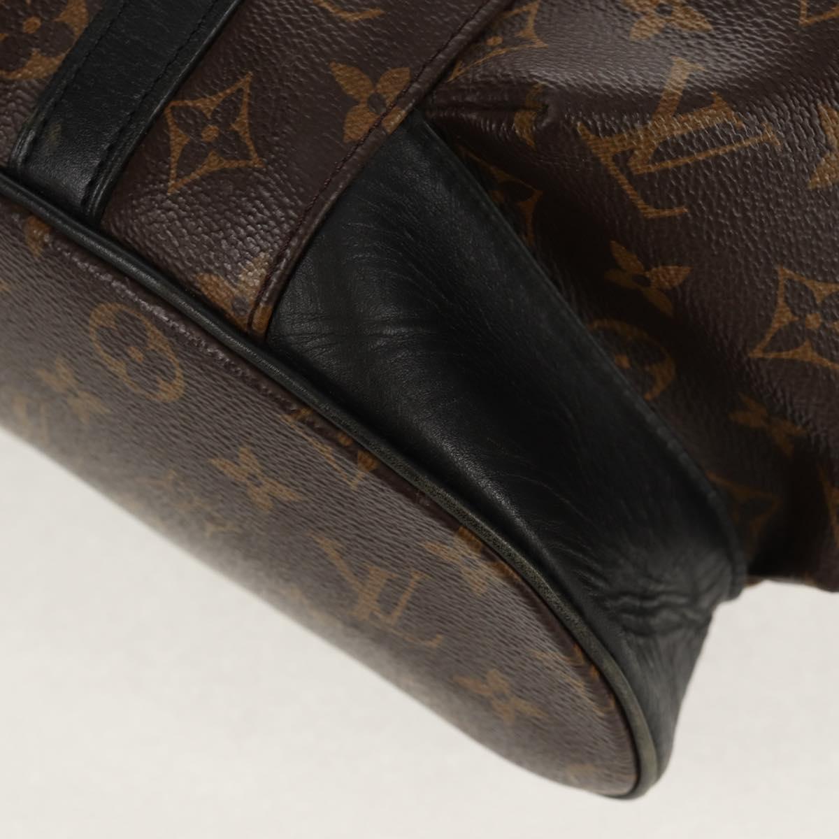 LOUIS VUITTON Monogram Macassar Christopher MM Backpack M43735 LV Auth 142974V