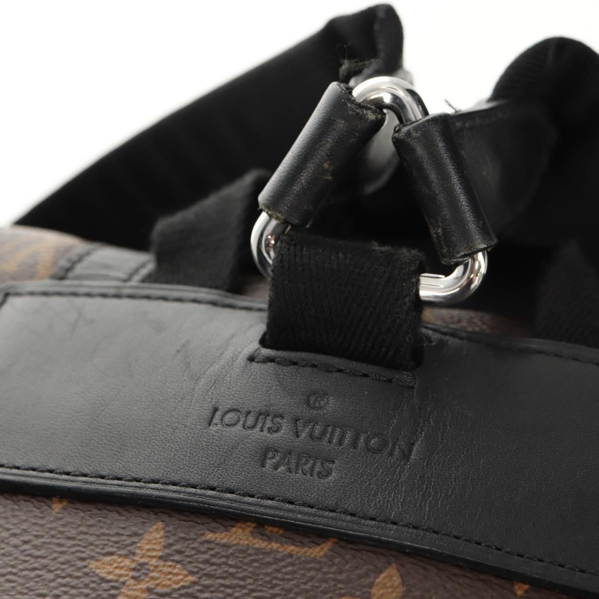 LOUIS VUITTON Monogram Macassar Christopher MM Backpack M43735 LV Auth 142974V