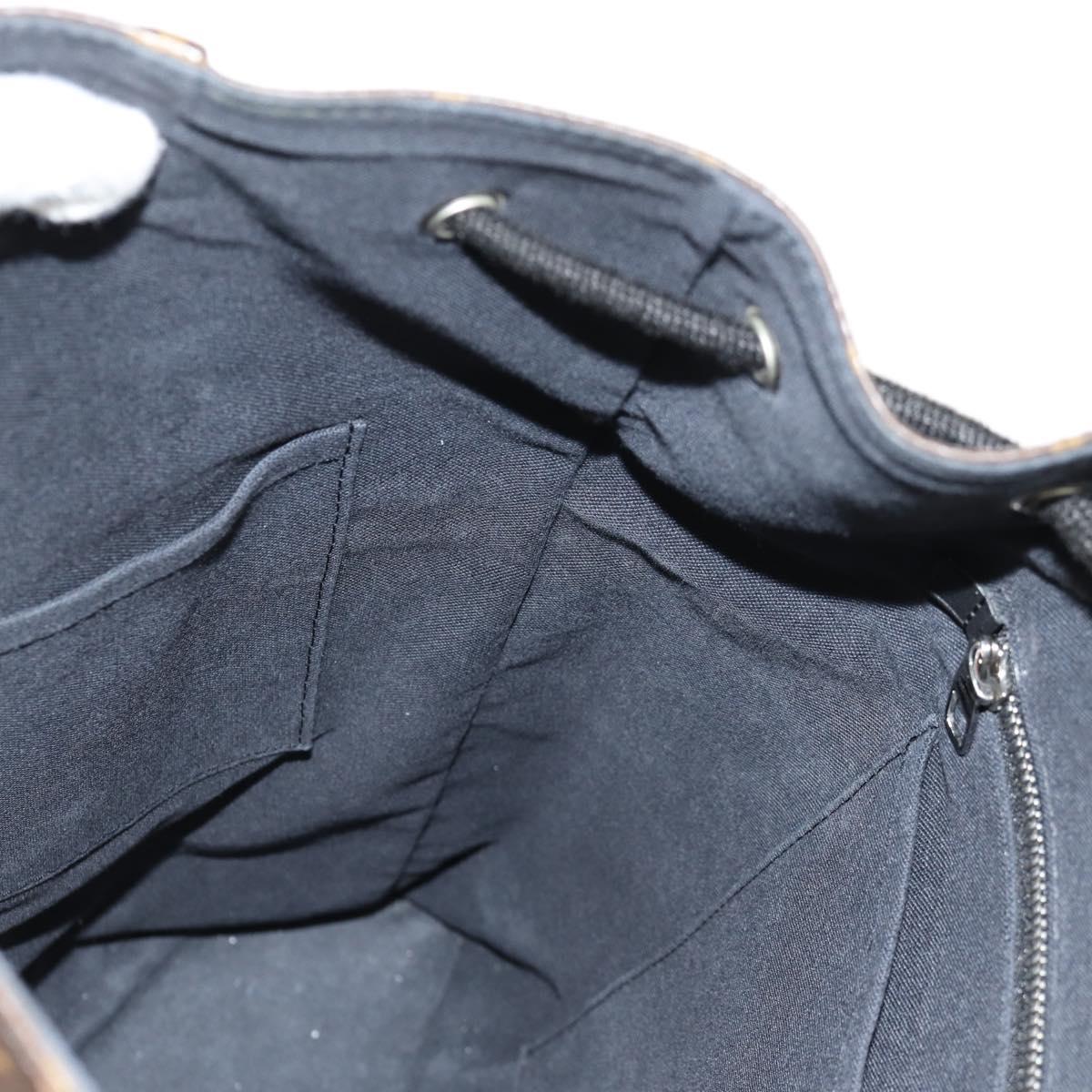 LOUIS VUITTON Monogram Macassar Christopher MM Backpack M43735 LV Auth 142974V