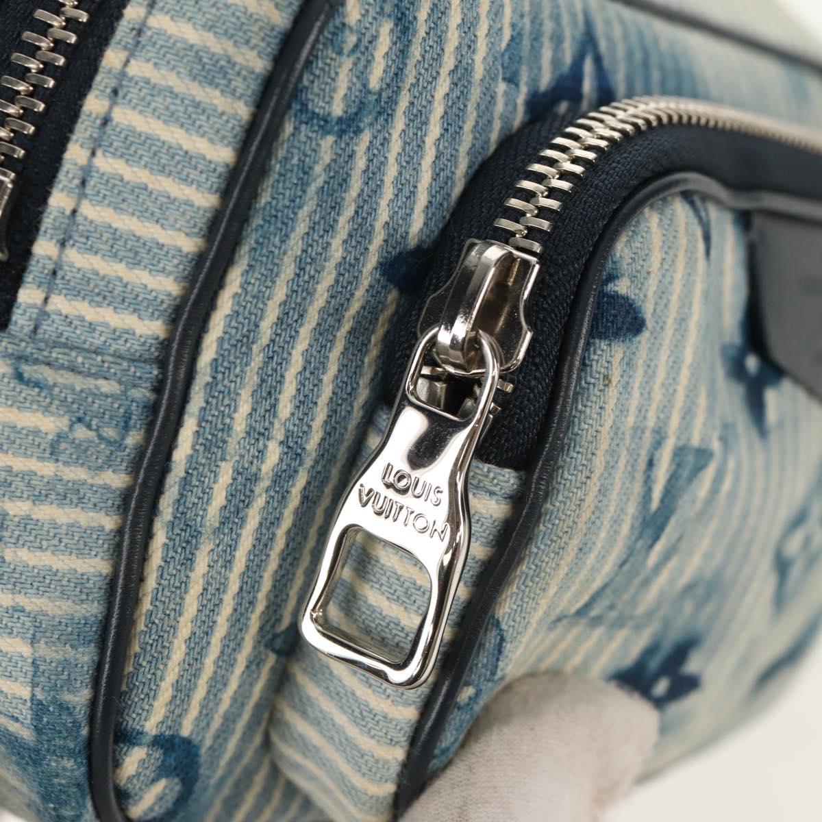 LOUIS VUITTON Monogram Watercolor Outdoor Pochette Bag Blue M80462 Auth 142975V