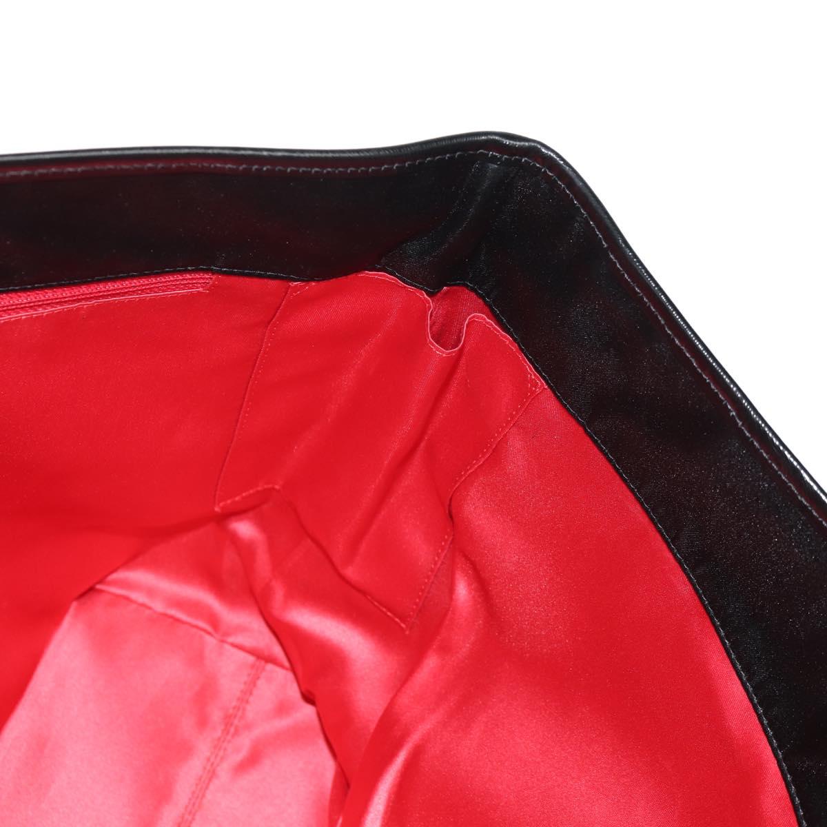 FENDI Sequin Tote Bag Nylon Black Auth 142984V