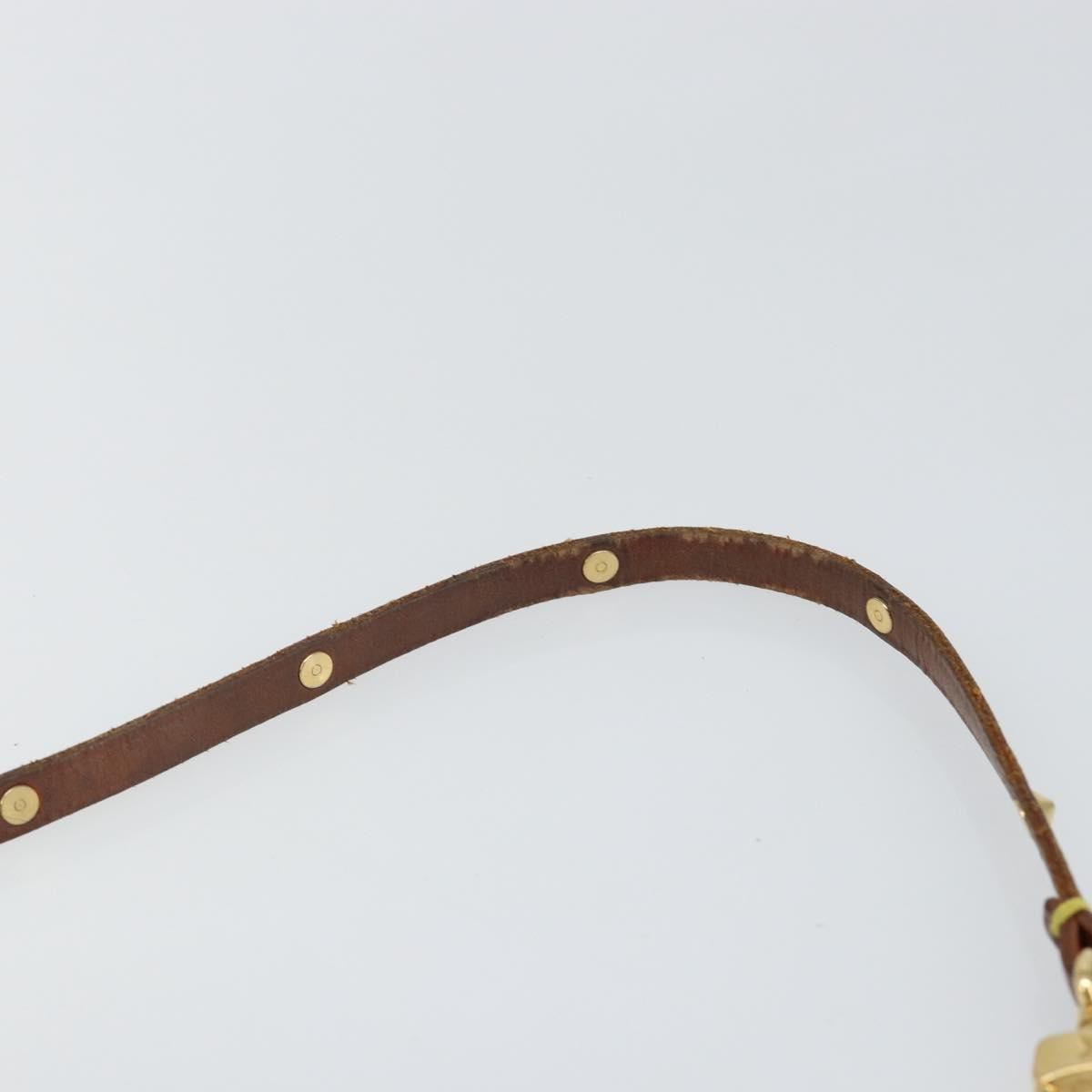 LOUIS VUITTON Monogram Multicolor Pochette Pouch White M92649 LV Auth 142992
