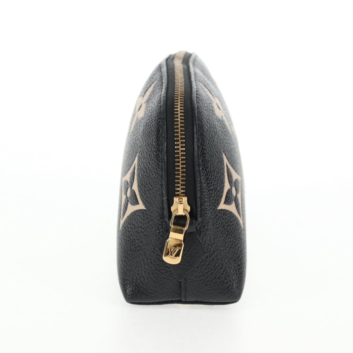LOUIS VUITTON Monogram Empreinte Pochette Cosmetic PM Pouch M59086 Auth 142995M
