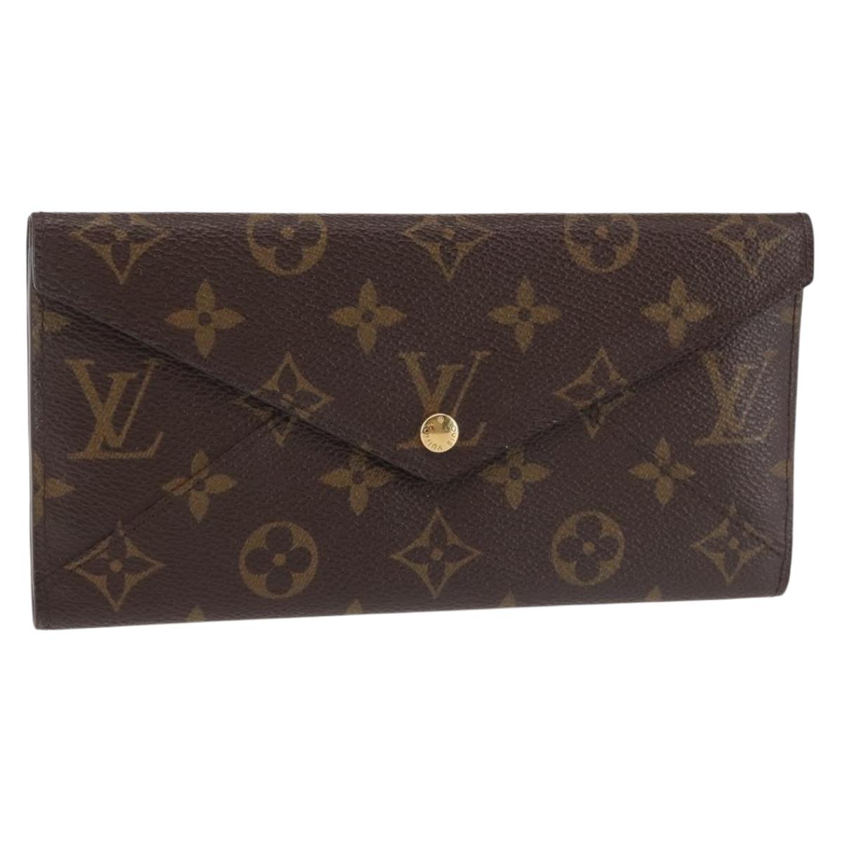 LOUIS VUITTON Monogram Portefeuille Origami Ron Long Wallet M40487 Auth 142999