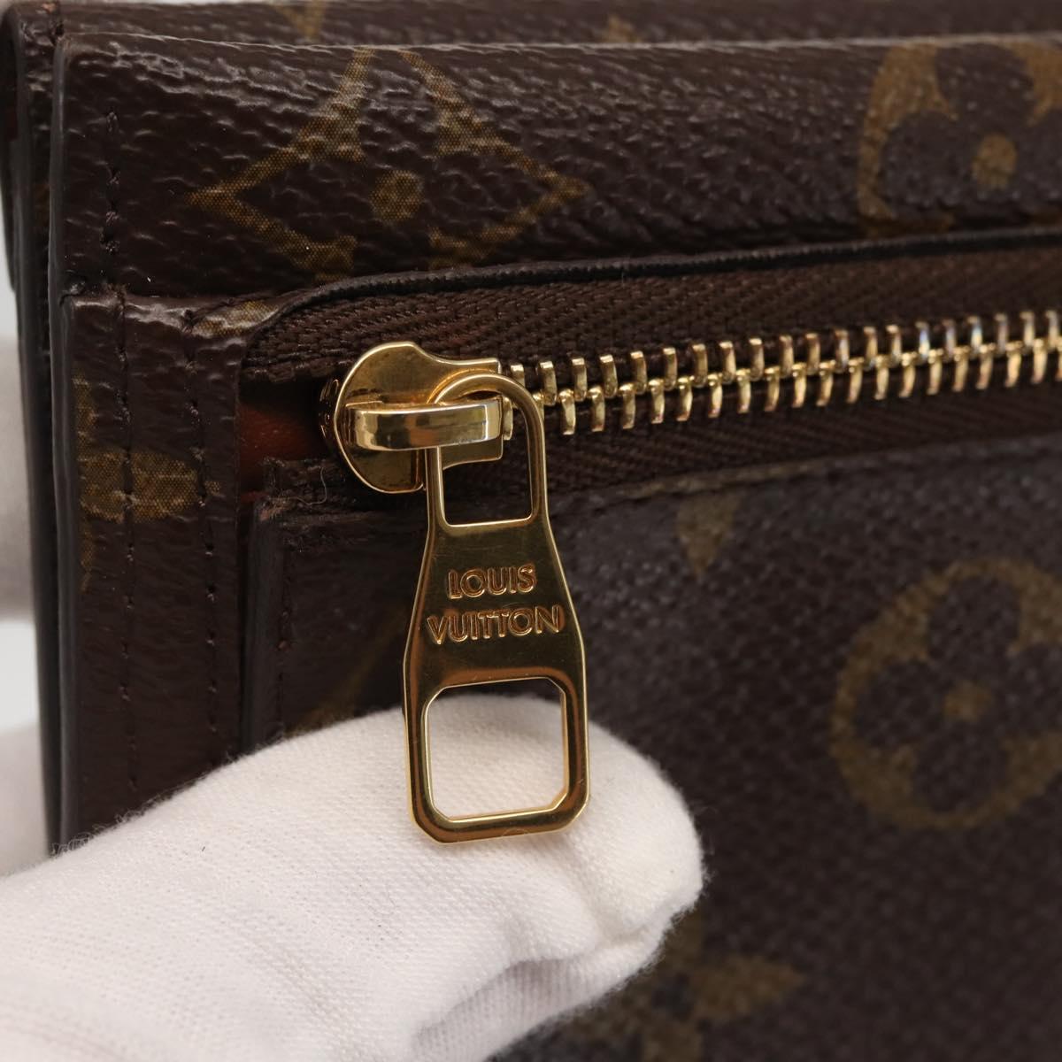 LOUIS VUITTON Monogram Portefeuille Origami Ron Long Wallet M40487 Auth 142999