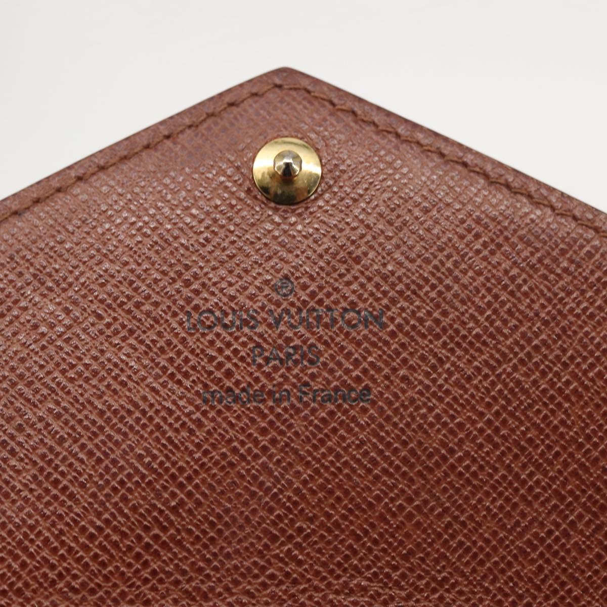LOUIS VUITTON Monogram Portefeuille Origami Ron Long Wallet M40487 Auth 142999