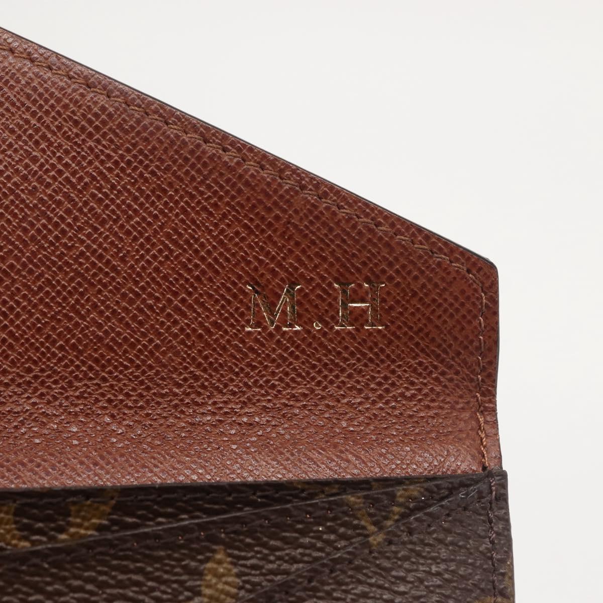 LOUIS VUITTON Monogram Portefeuille Origami Ron Long Wallet M40487 Auth 142999