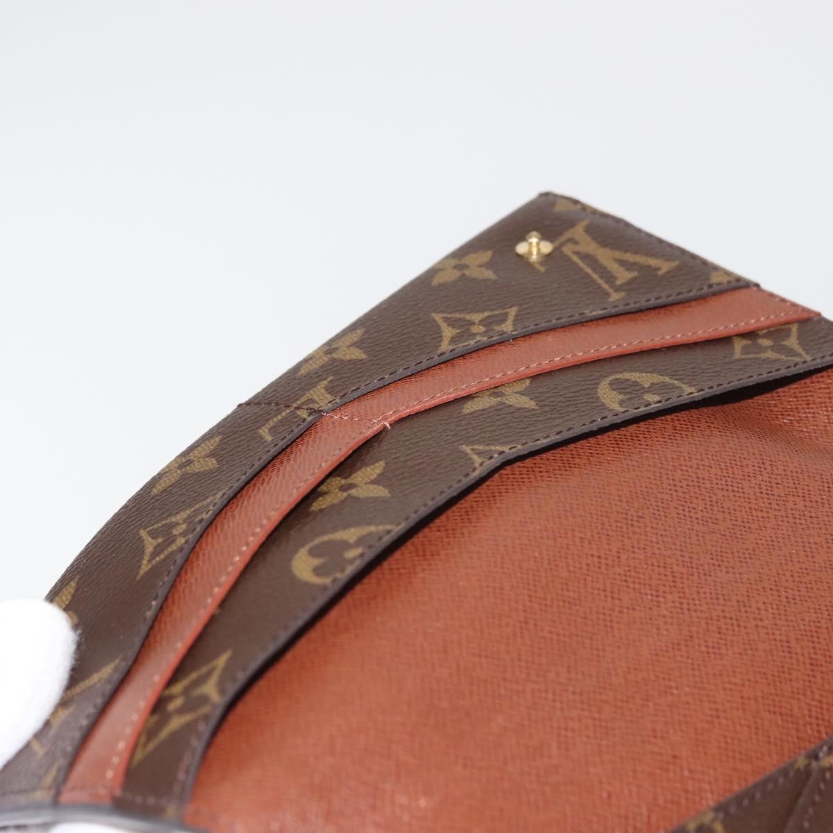 LOUIS VUITTON Monogram Portefeuille Origami Ron Long Wallet M40487 Auth 142999