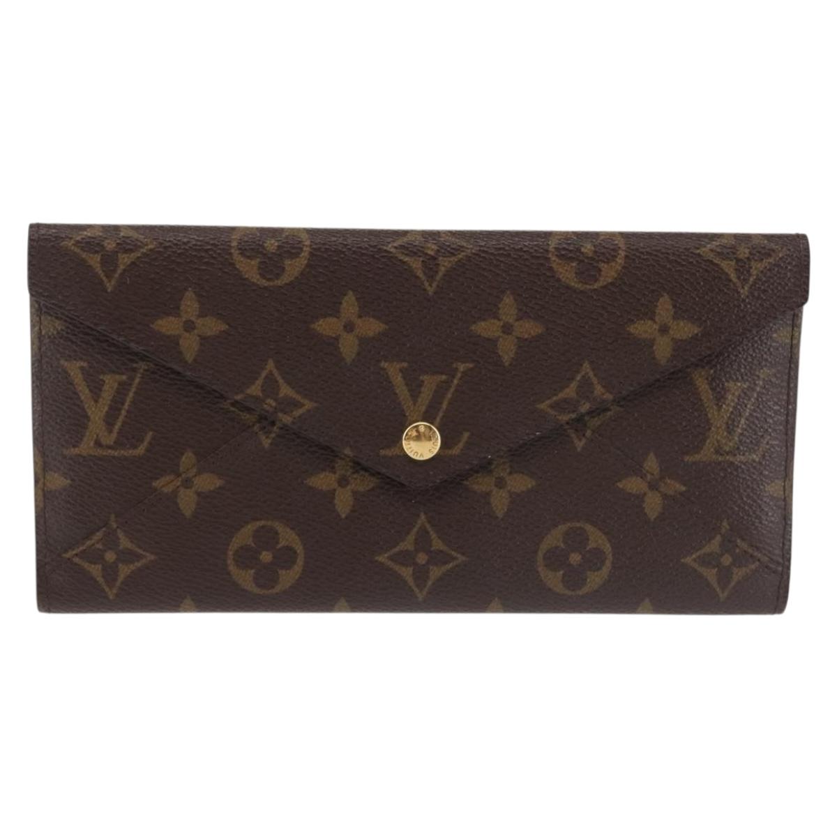 LOUIS VUITTON Monogram Portefeuille Origami Ron Long Wallet M40487 Auth 142999