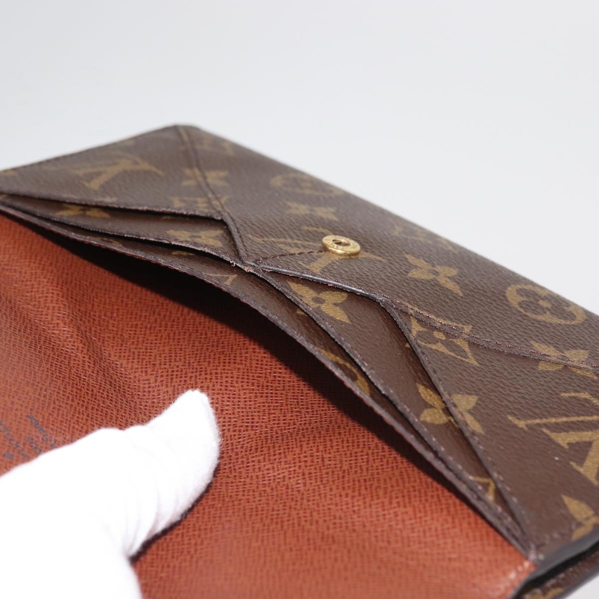LOUIS VUITTON Monogram Portefeuille Origami Ron Long Wallet M40487 Auth 142999