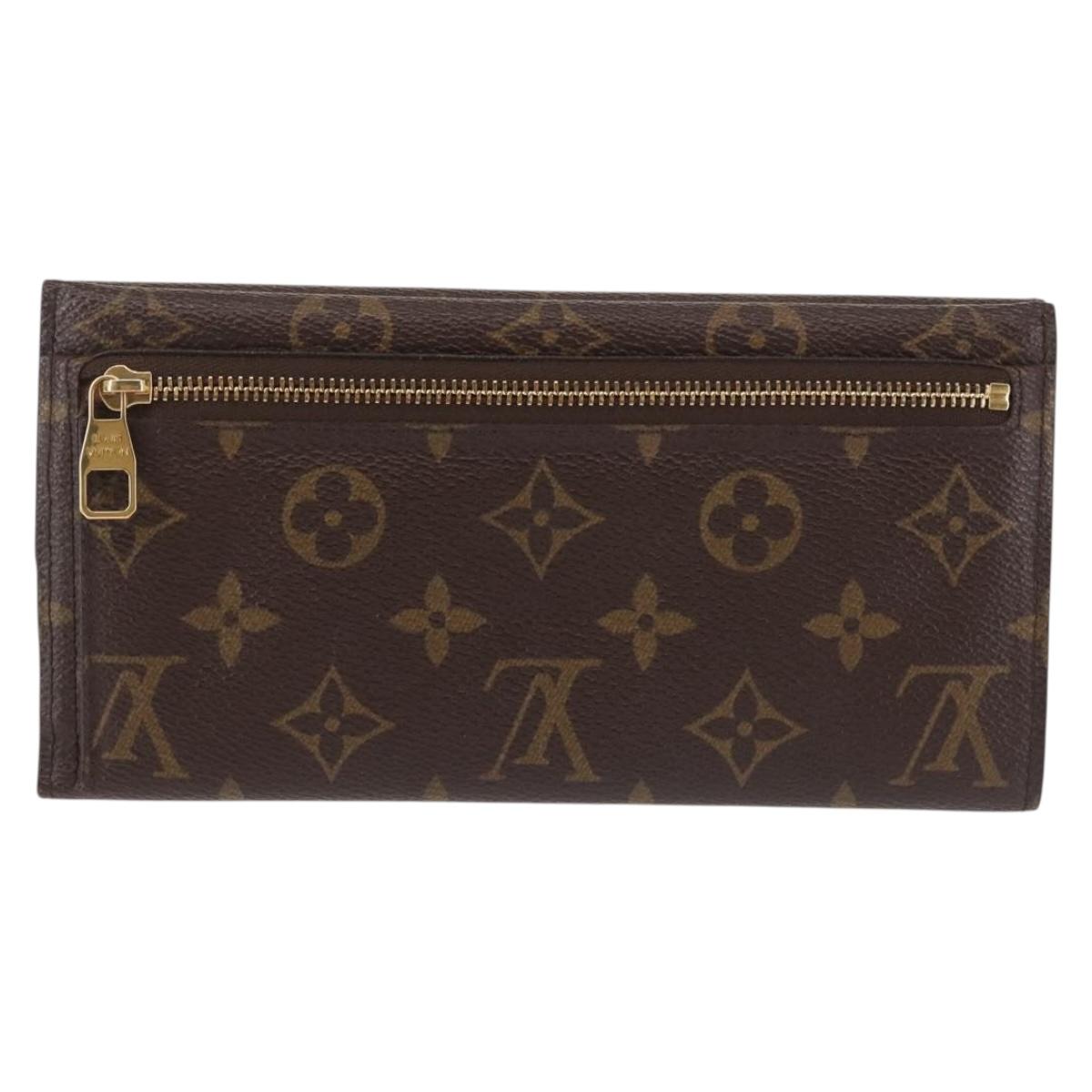 LOUIS VUITTON Monogram Portefeuille Origami Ron Long Wallet M40487 Auth 142999