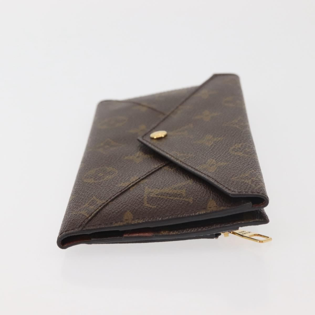 LOUIS VUITTON Monogram Portefeuille Origami Ron Long Wallet M40487 Auth 142999