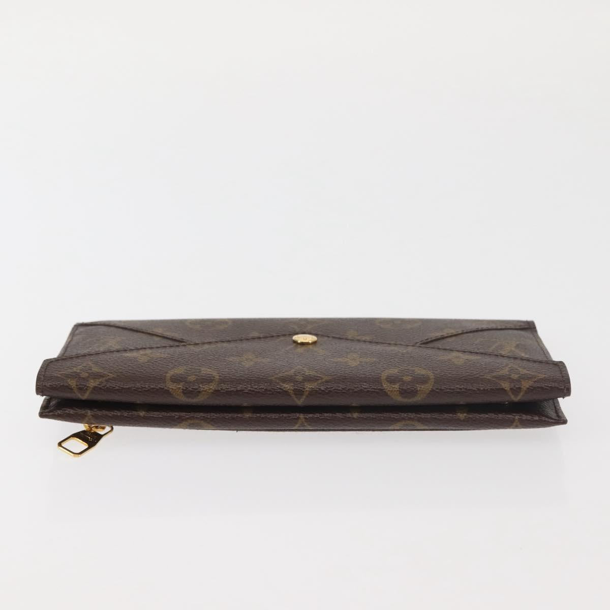 LOUIS VUITTON Monogram Portefeuille Origami Ron Long Wallet M40487 Auth 142999