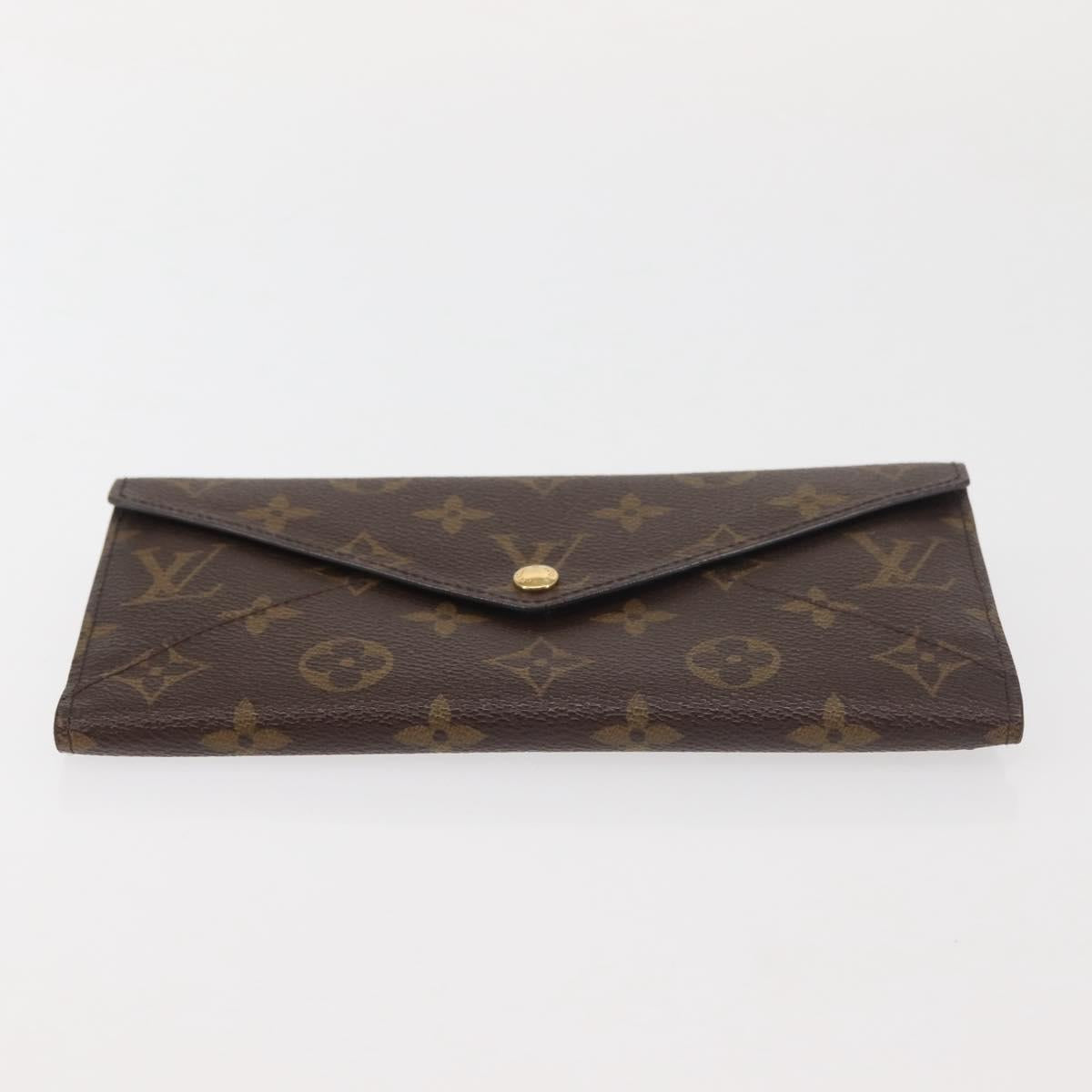 LOUIS VUITTON Monogram Portefeuille Origami Ron Long Wallet M40487 Auth 142999