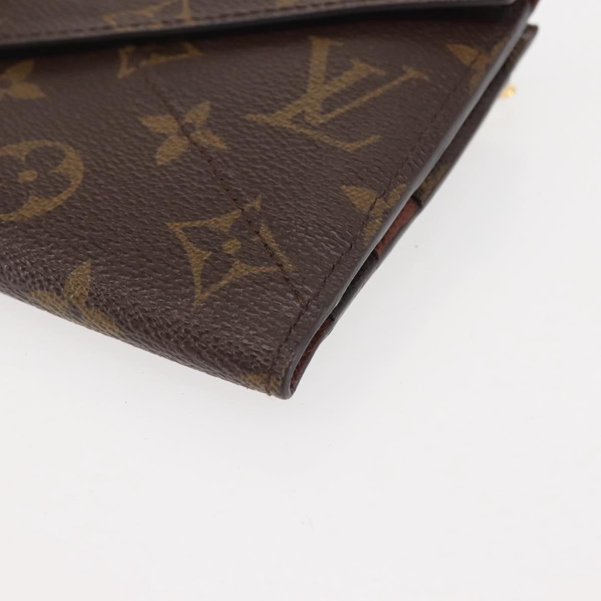 LOUIS VUITTON Monogram Portefeuille Origami Ron Long Wallet M40487 Auth 142999