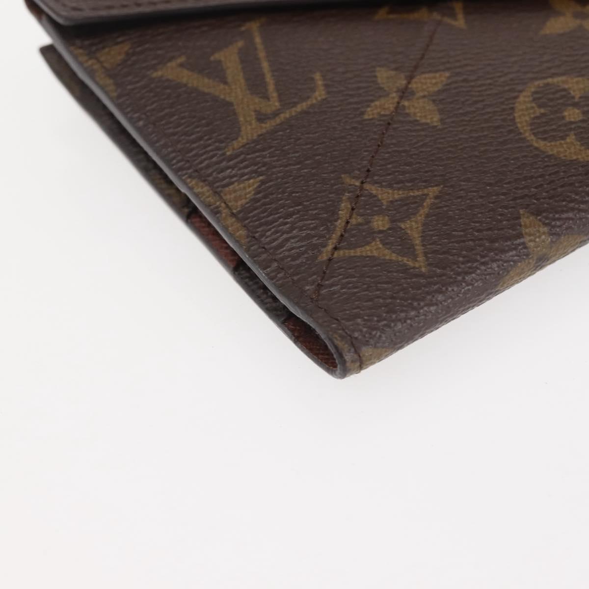 LOUIS VUITTON Monogram Portefeuille Origami Ron Long Wallet M40487 Auth 142999